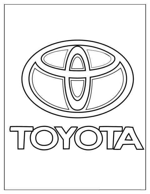 Owalny emblemat Toyoty przedstawia trzy splecione ze sobą elipsy.