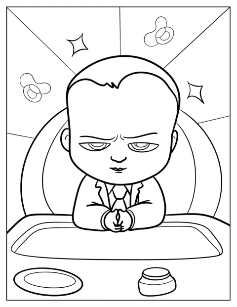 Boss Baby on toimistossa.