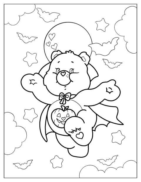 Trick-Or-Sweet Bear on pukeutunut halloweeniksi Draculaksi.