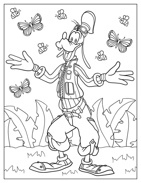 Goofy aparece con su aspecto de Kingdom Hearts 3.