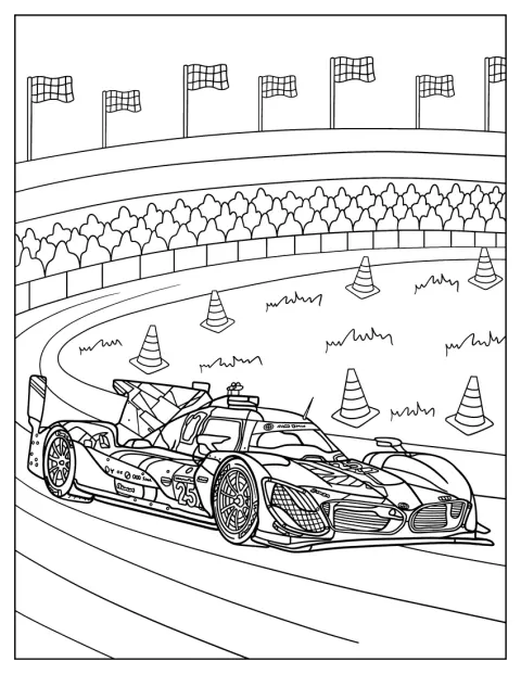 O BMW Hybrid V8 GTP aparece como carro de competição.