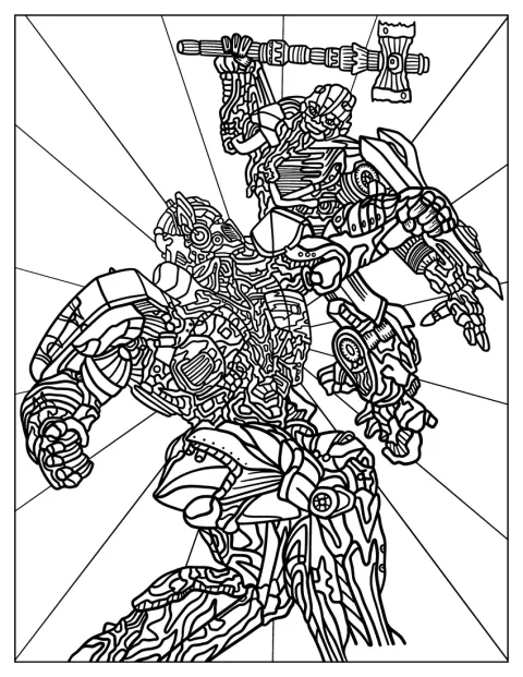 Optimus Prime ja Bumblebee kohtaavat taistelussa.
