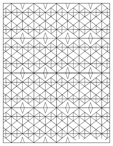 Trianglar bildar ett geometriskt mönster som täcker hela bilden.