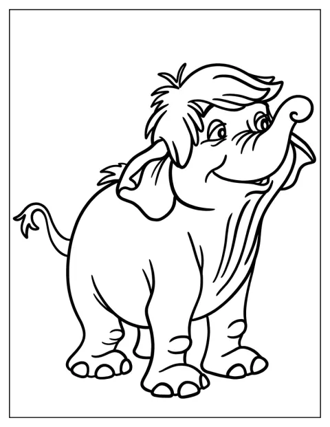Hathi Jr. aparece con rasgos adorables y estilo kawaii.