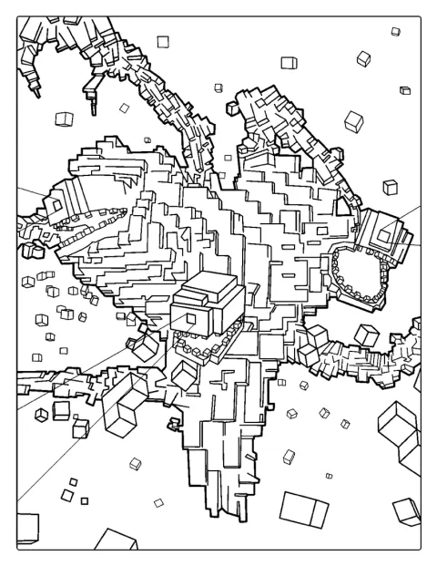 巨大なウィザー・ストームが、マインクラフトの世界に現れています。