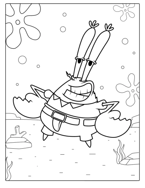 Eugene H. Krabs ist im Bild zu sehen.