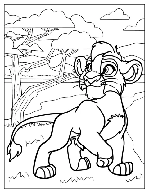 Kovu As A Cub