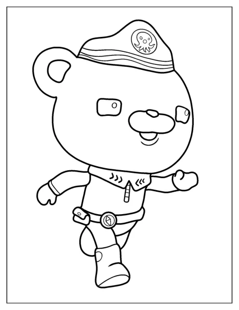 『オクトノーツ』のキャプテン・バーナクルズが描かれています。