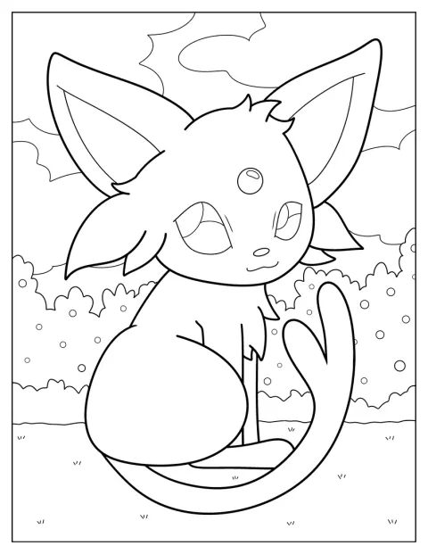 Mentali est dessiné en petit personnage au style chibi.