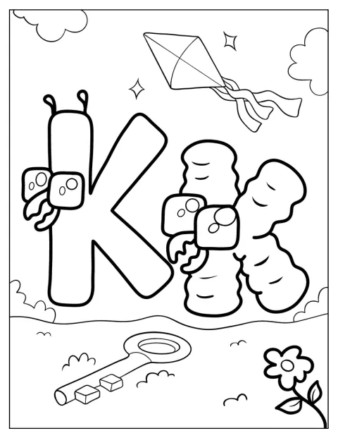 De letter K uit Alphabet Lore staat centraal.