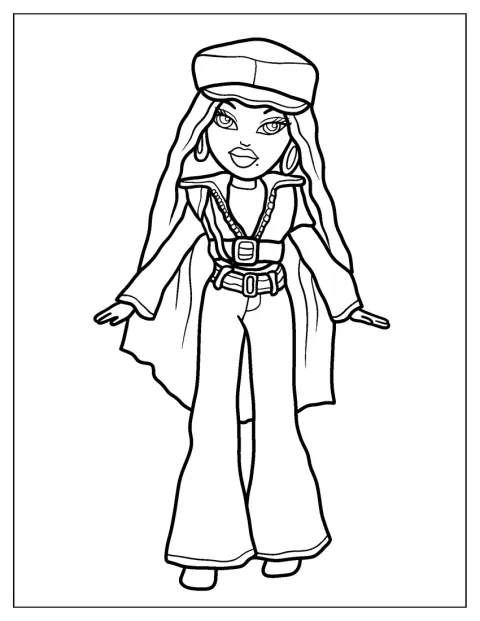 Roxxie, la muñeca de Bratz, posa con su estilo característico.