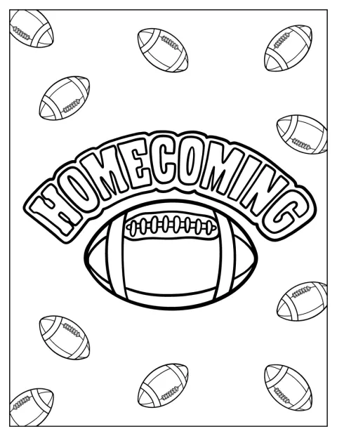 Homecoming-firandet har amerikansk fotboll som tema.