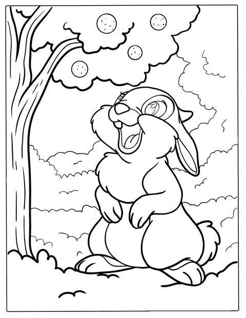 Tambor, el conejo de Disney, posa con una expresión simpática.