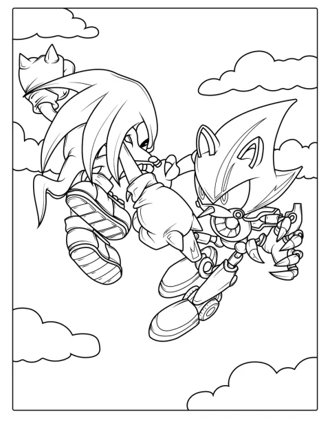 Sonic Metal Sonic ellen küzd.