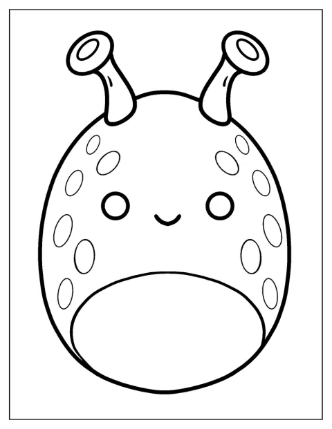 Patrona é uma extraterrestre Squishmallow apresentada sem companhia.