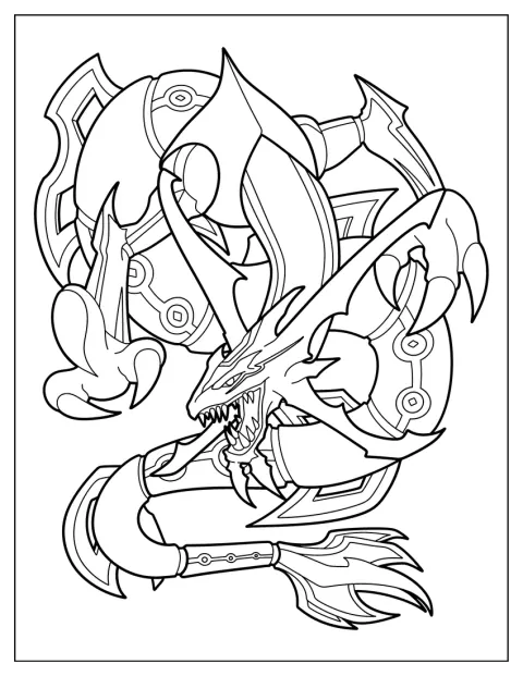 Rayquaza, o Pokémon lendário, surge em destaque.
