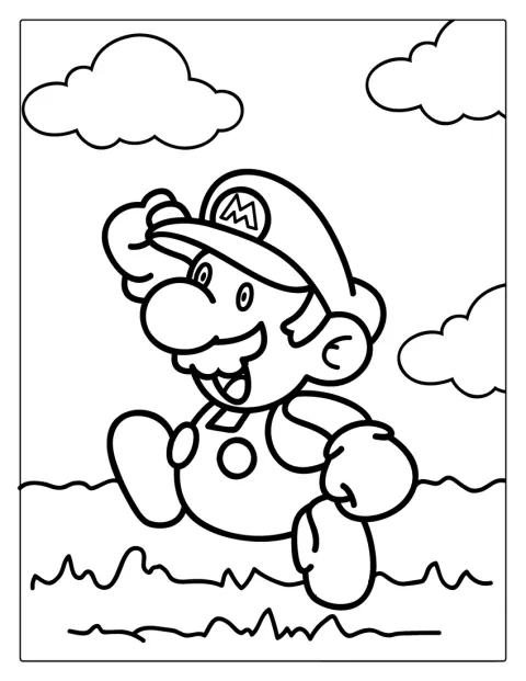 Paper Mario aparece con su característico aspecto plano y de papel.