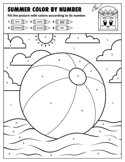 Una pelota de playa aparece lista para jugar junto al mar.
