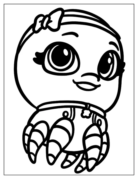 Octavia, der Oktopus, ist als einfache Figur dargestellt.