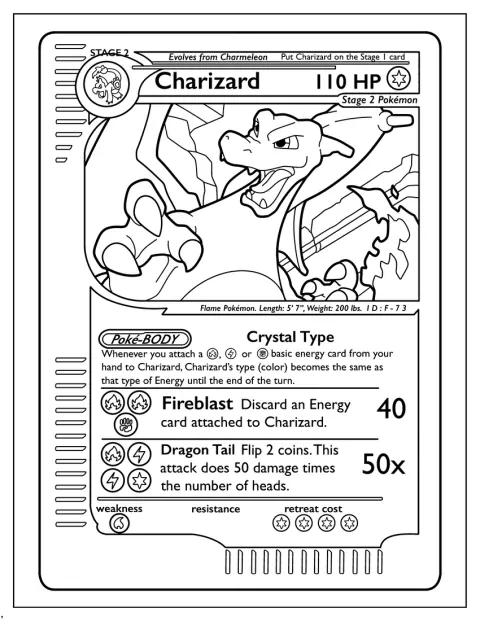 Glurak entfesselt auf einer Pokémon-Karte einen Fireblast.