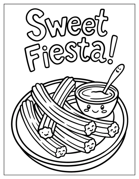 Ropogós churros és mártogatós várja a fiesta vendégeit.