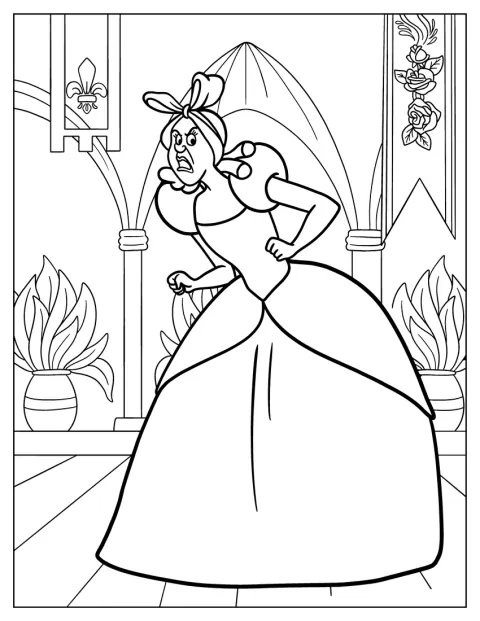 Cinderella’s Ugly Stepsister Throwing A Fit