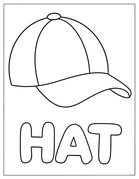 Un sombrero de forma sencilla aparece con la copa y el ala bien definidas.