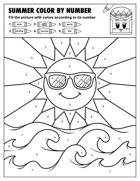 Con gafas de sol, el sol brilla sobre las olas del océano.