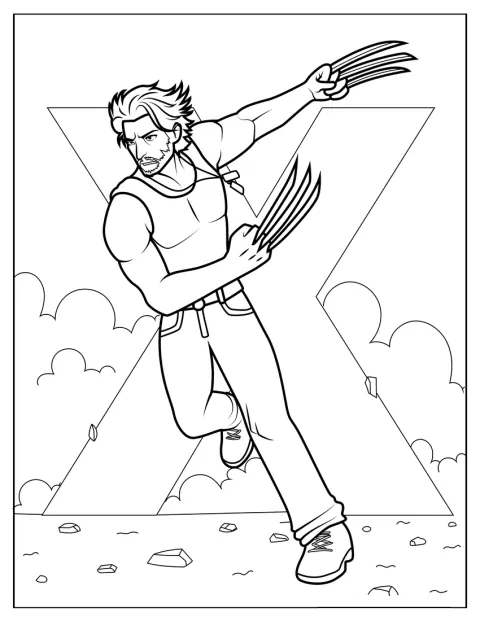 Logan With Wolverine Claws Out