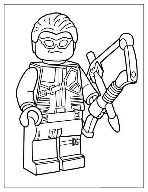 Lego-hahmoinen Haukansilmä esiintyy yksinään.