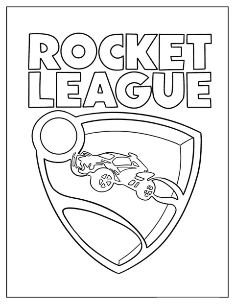 El logotipo de Rocket League aparece representado de forma sencilla.