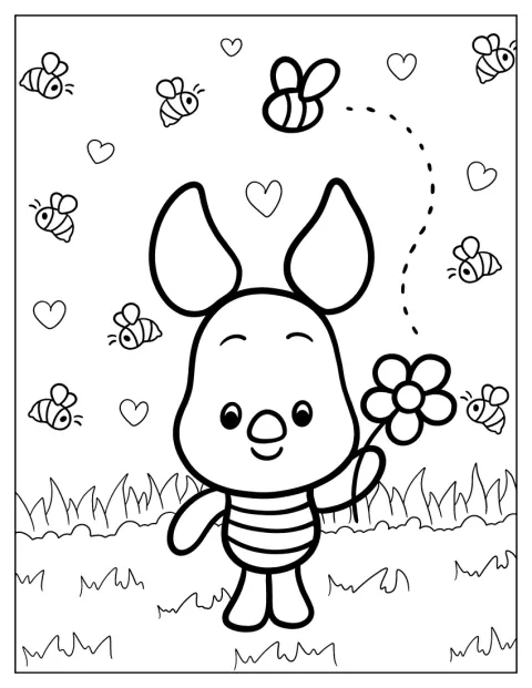Pieni chibi-tyylinen Nasu poseeraa iloisena.