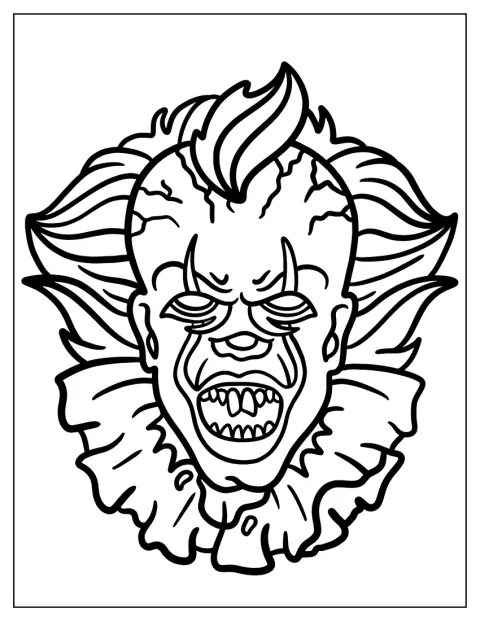 Coloriage Pennywise 4