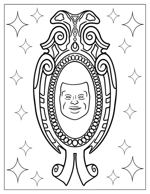 Magic Mirror From Shrek To Color