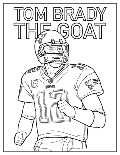 Tom Brady è ritratto come il più grande di tutti i tempi.