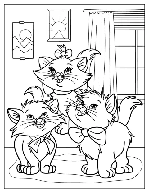 Berlioz, Marie e Toulouse estão juntos na sala de estar.