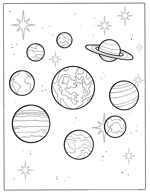 En oppgave ber deg gjette hvilken planet i solsystemet som vises.