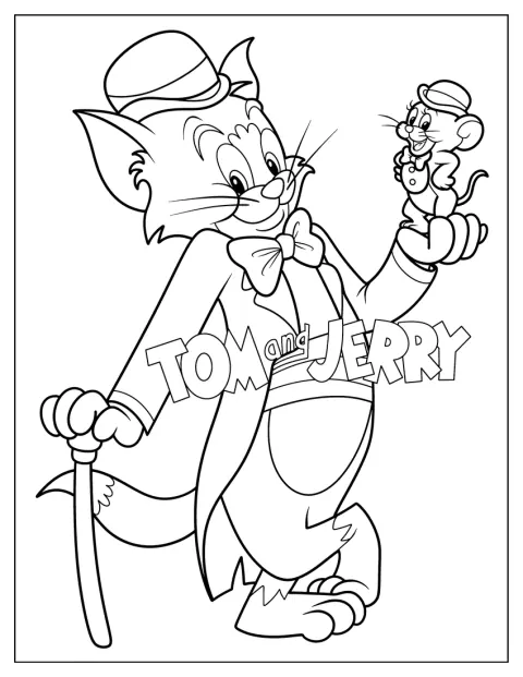 Tom és Jerry egy plakáton láthatók.