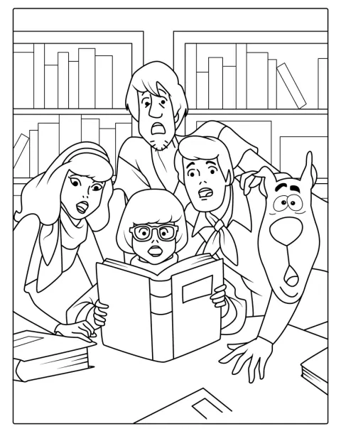 Eine Figur von Mystery Inc. wirkt benommen und überrascht.