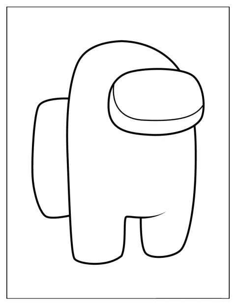 La silueta de un tripulante muestra su visor y su mochila.