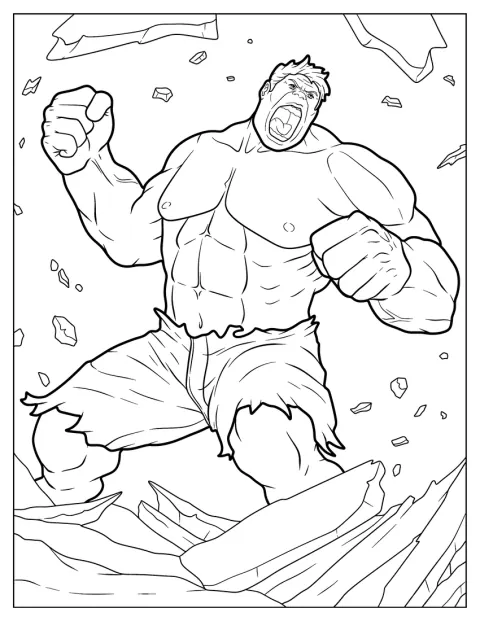 The Hulk Smashing Wall