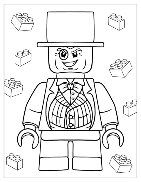 Le Pingouin apparaît en personnage Lego.