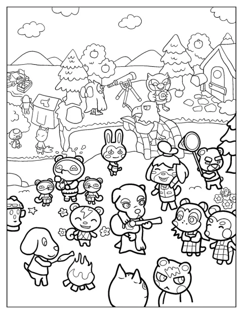 Vänner umgås utomhus i en grönskande miljö.