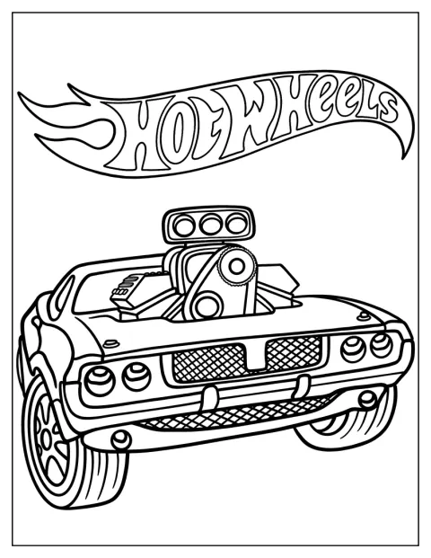 Plakat przedstawia motyw Hot Wheels Infinite Loop.
