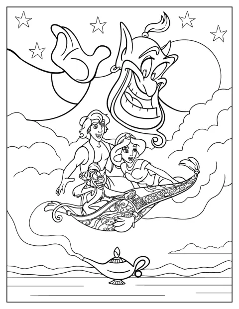 Aladdin står redo för ett nytt äventyr.