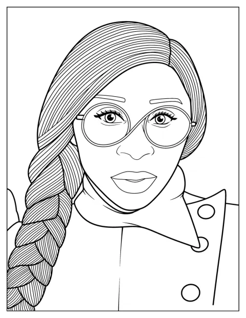 Elphaba, interpretada por Cynthia Erivo, usa óculos de armação grossa.