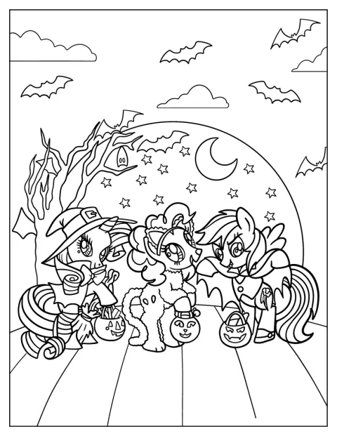 En My Little Pony-figur går ud og siger slik eller ballade.