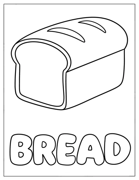 一斤の食パンが描かれています。