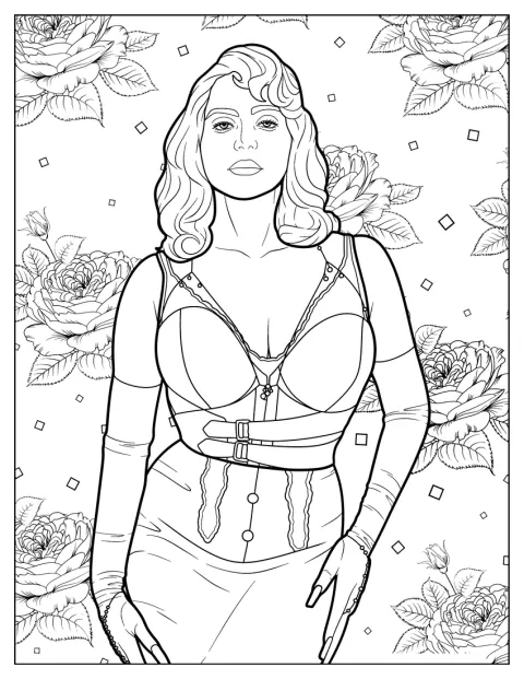 Billie Eilish pózuje v korzetu.