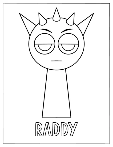 Raddy aparece con un diseño sencillo, ideal para los más pequeños.